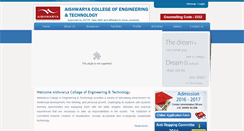 Desktop Screenshot of aishwaryacollege.com